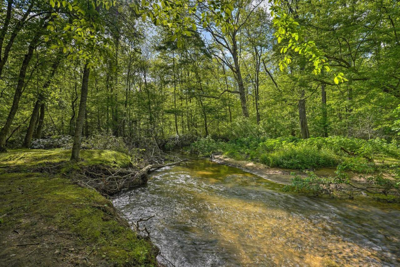 Cozy Tellico Plains Cabin With Large Mountain Creek! Buitenkant foto