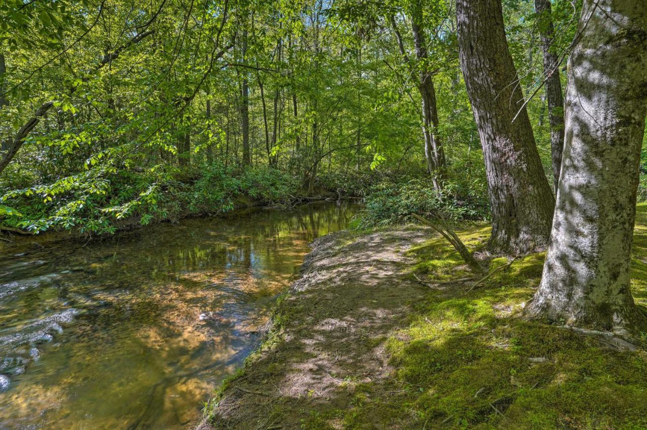 Cozy Tellico Plains Cabin With Large Mountain Creek! Buitenkant foto