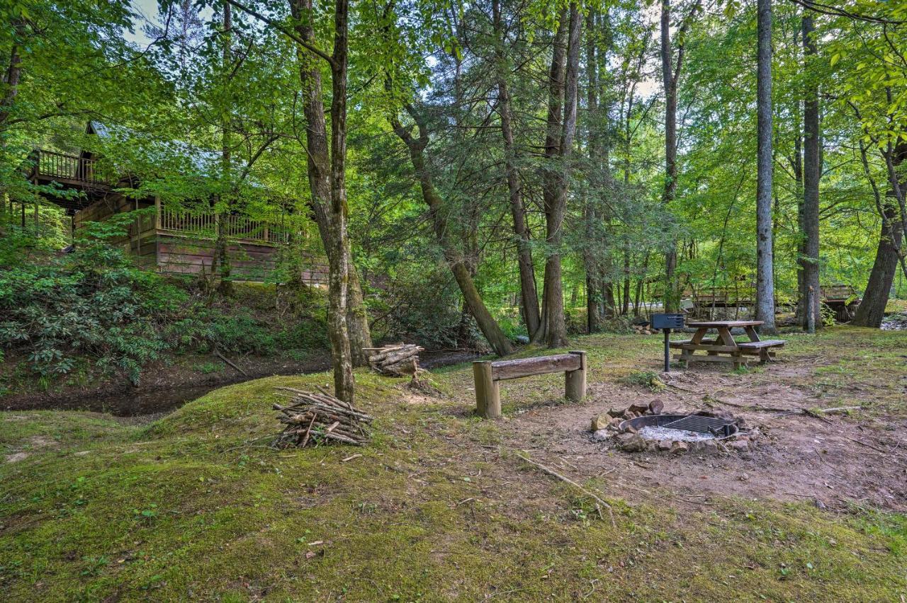 Cozy Tellico Plains Cabin With Large Mountain Creek! Buitenkant foto