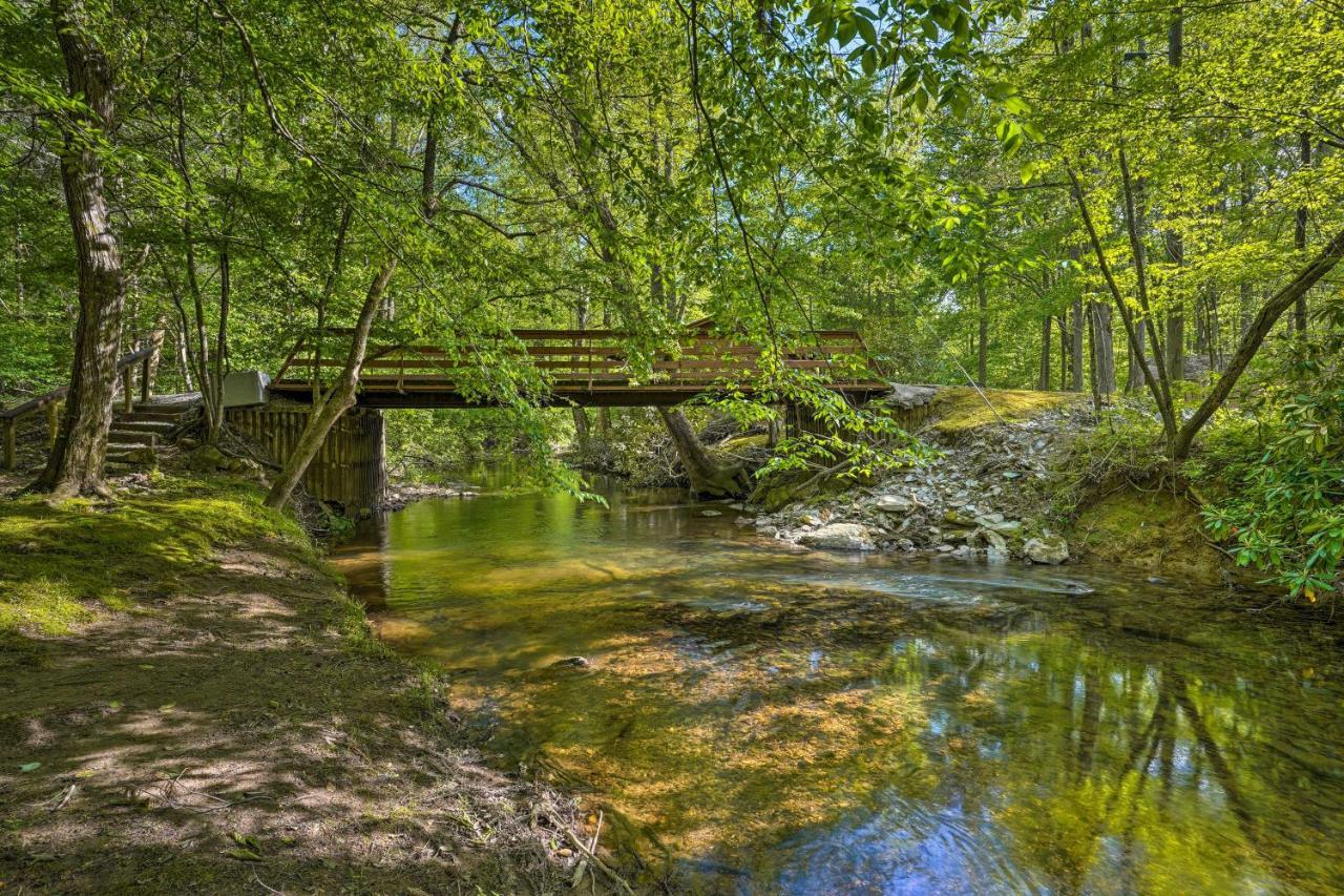 Cozy Tellico Plains Cabin With Large Mountain Creek! Buitenkant foto