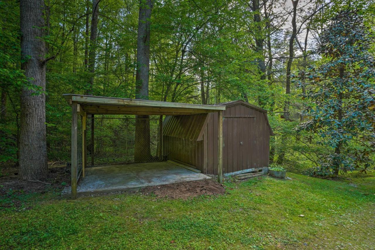 Cozy Tellico Plains Cabin With Large Mountain Creek! Buitenkant foto