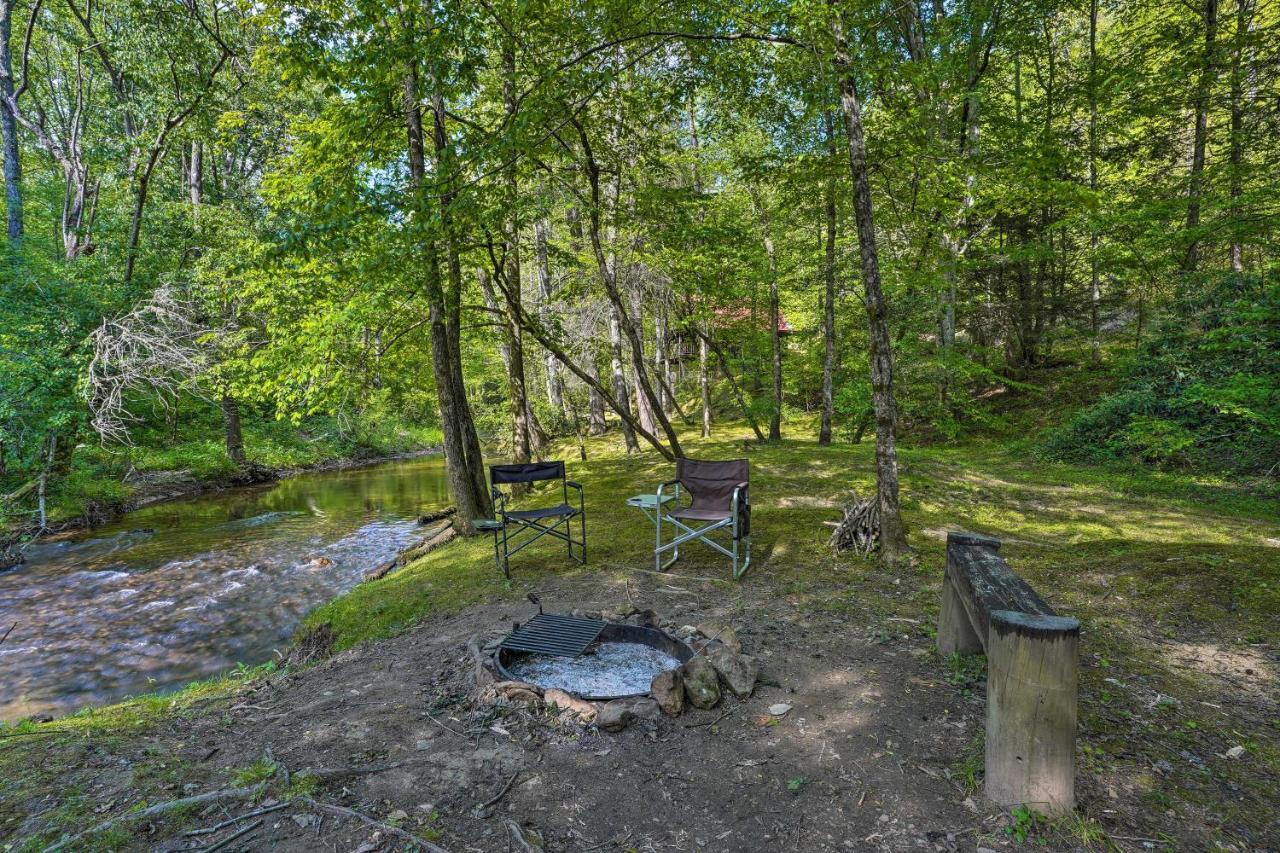 Cozy Tellico Plains Cabin With Large Mountain Creek! Buitenkant foto