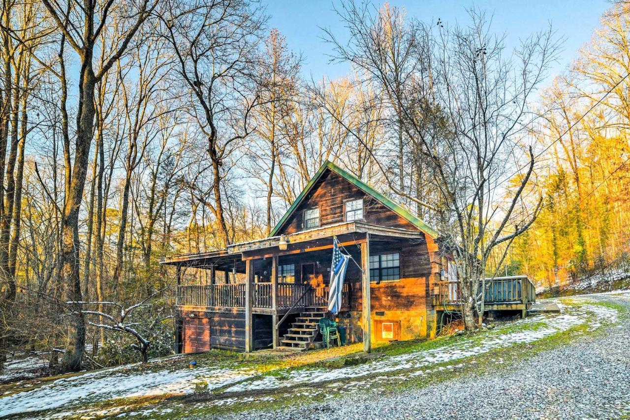 Cozy Tellico Plains Cabin With Large Mountain Creek! Buitenkant foto