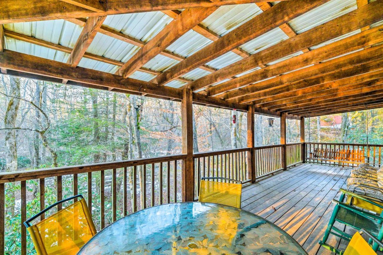 Cozy Tellico Plains Cabin With Large Mountain Creek! Buitenkant foto