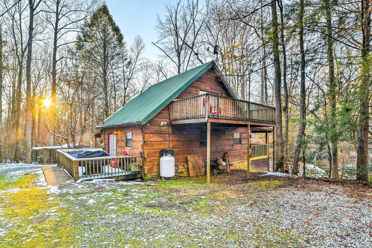 Cozy Tellico Plains Cabin With Large Mountain Creek! Buitenkant foto